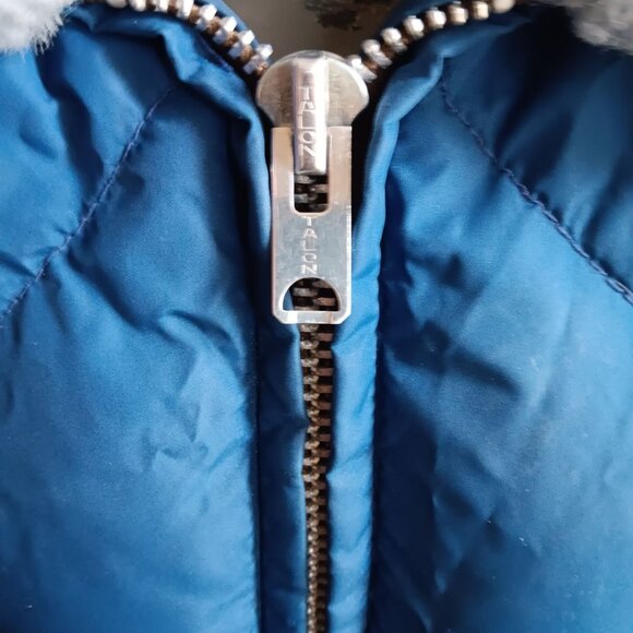 Men's Small Vintage Jacket Tempco Down Insulated Blue Quilted Seattle 38 Puffer - Picture 5 of 11